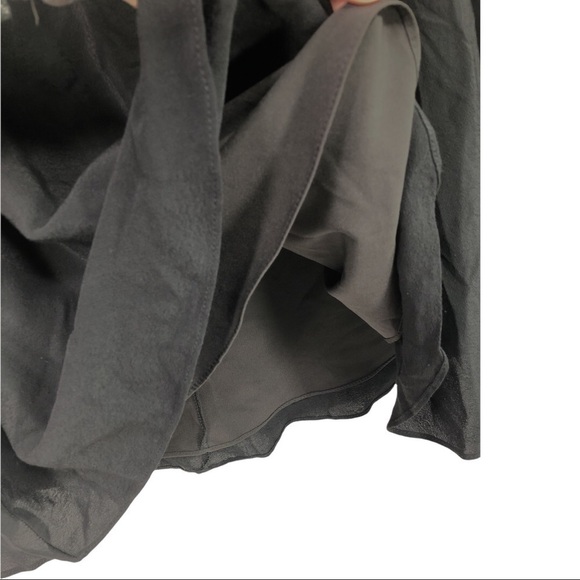 Lulus - Long Sleeve Flutter Dress Black - XS - Picture 4 of 7